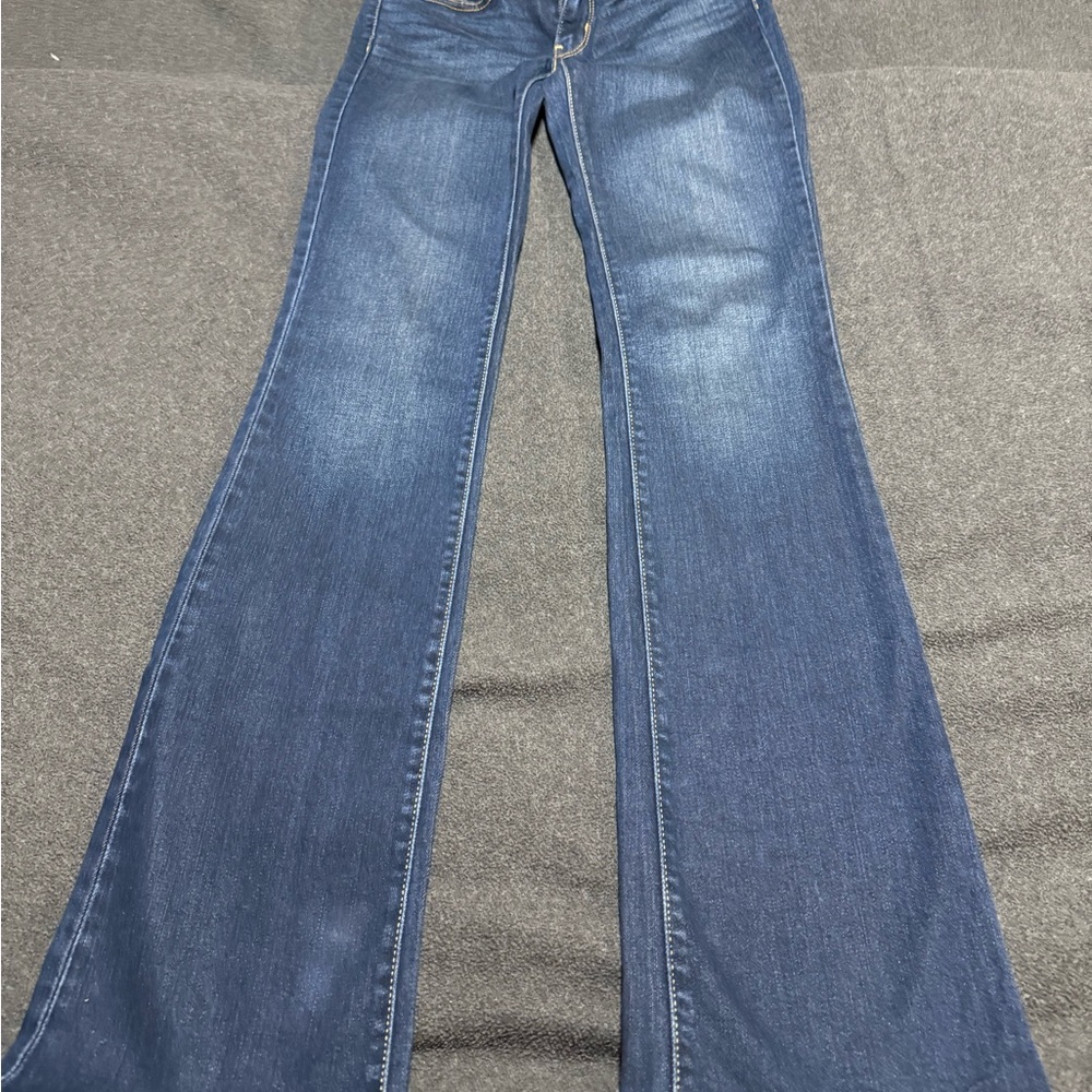 Classic Blue Boot Cut Jeans for Women